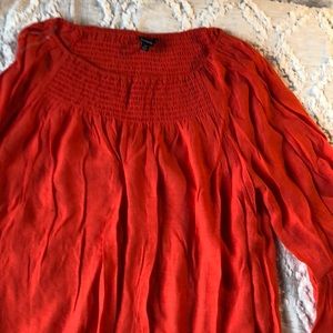 Zac and Rachel flowey Coralicious blouse size 2x